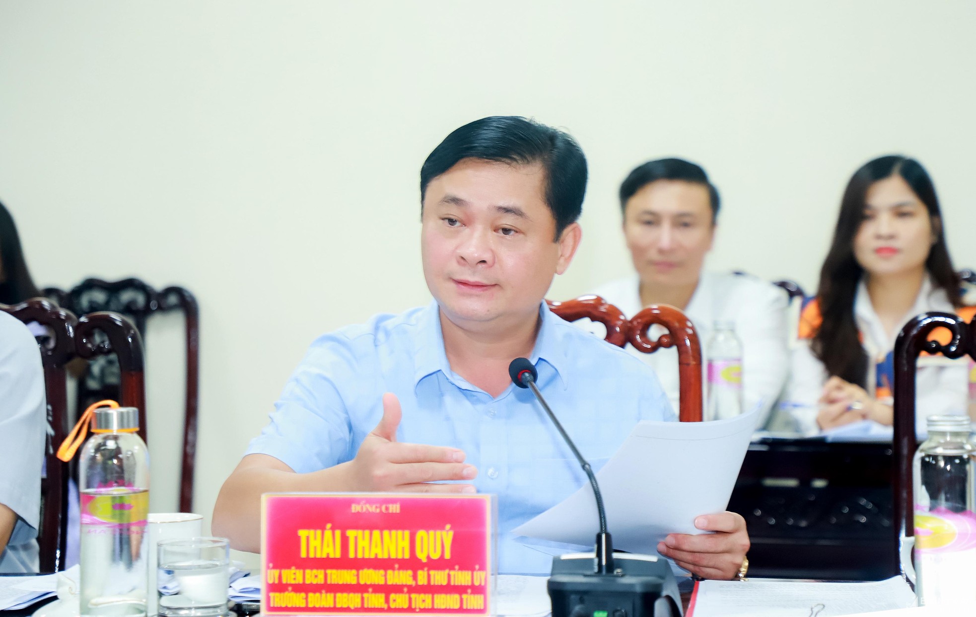 Bí thư Tỉnh ủy Nghệ An Thái Thanh Quý tiếp công dân phiên định kỳ tháng 10