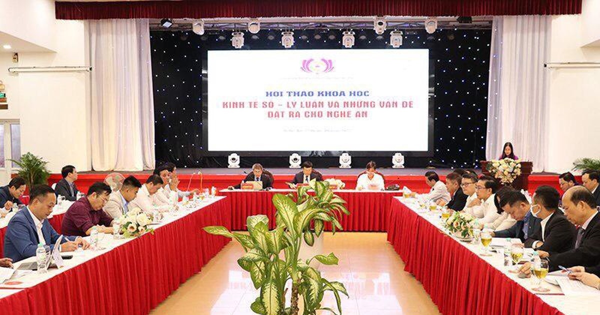 Hội thảo tìm định hướng phát triển kinh tế số cho Nghệ An