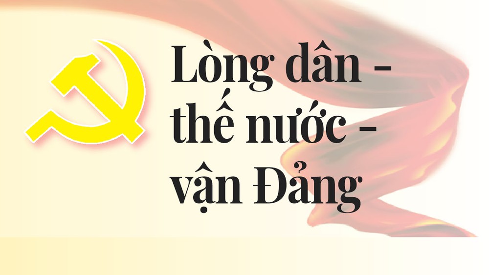 Lòng dân - thế nước - vận Đảng
