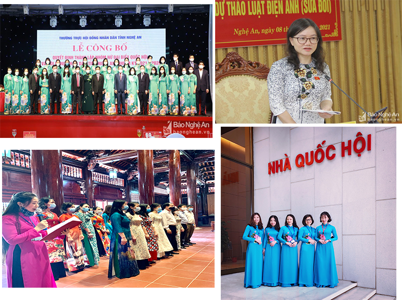 Hưởng ứng “TUẦN LỄ ÁO DÀI: Áo dài Phụ nữ Việt Nam luôn gắn với hoạt động của chị em Phụ nữ Đoàn Đại biểu Quốc hội và Hội đồng nhân dân tỉnh Nghệ An.