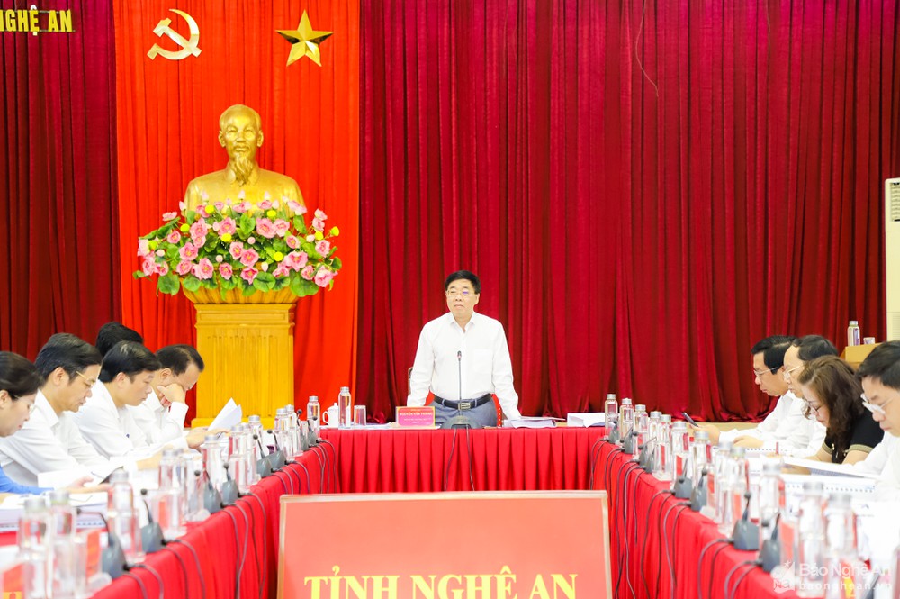 Ban Thường vụ Tỉnh ủy cho ý kiến vào dự thảo Quy hoạch tỉnh thời kỳ 2021