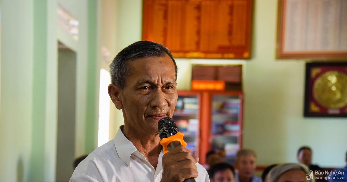 Cử tri huyện Diễn Châu phản ánh nhiều khó khăn, bất cập phát sinh sau khi sáp nhập xã, xóm