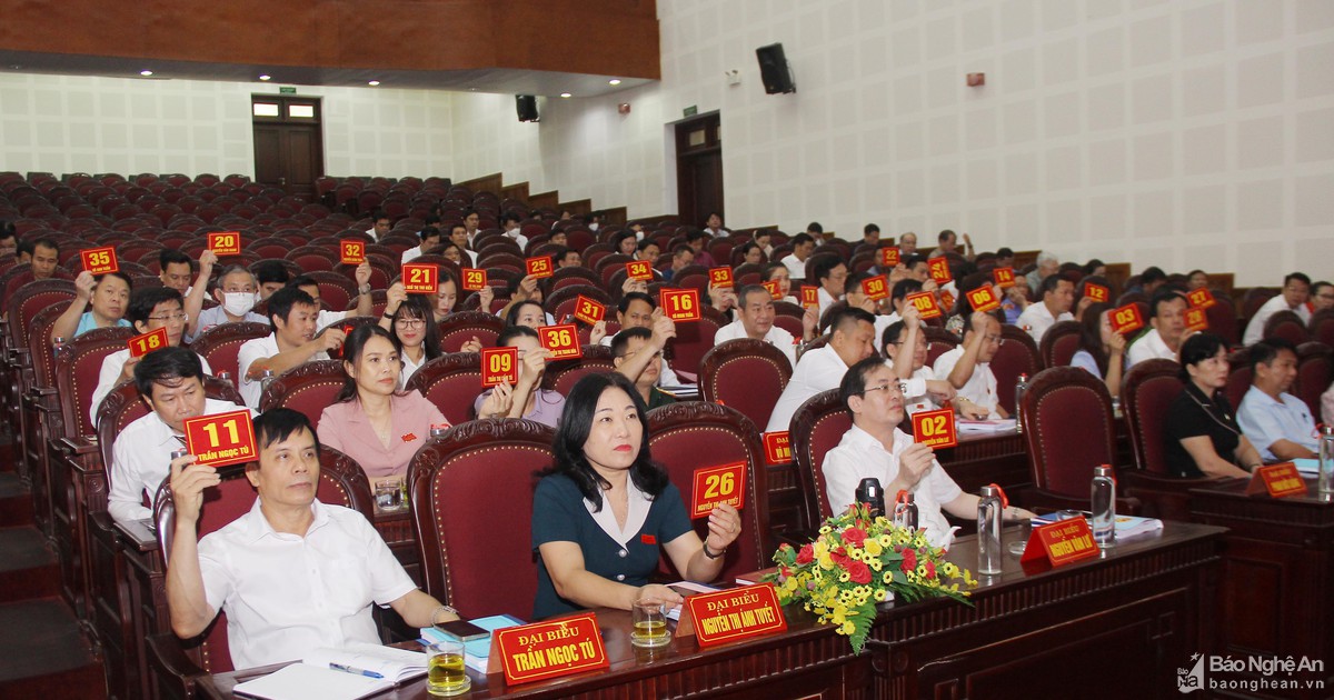 Hội đồng nhân dân thành phố Vinh quyết định chủ trương đầu tư đối với 39 dự án