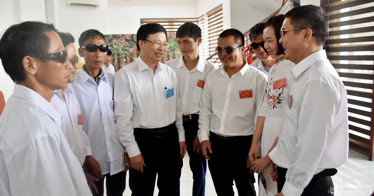 Đại hội đại biểu Hội Người mù tỉnh Nghệ An lần thứ IX, nhiệm kỳ 2022