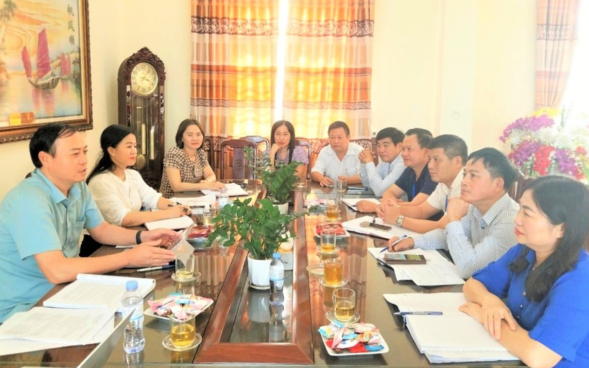 Ban Văn hóa - Xã hội HĐND tỉnh khảo sát việc thực hiện thu, quản lý và sử dụng các khoản thu tại các cơ sở giáo dục trên địa bàn huyện Nghi Lộc