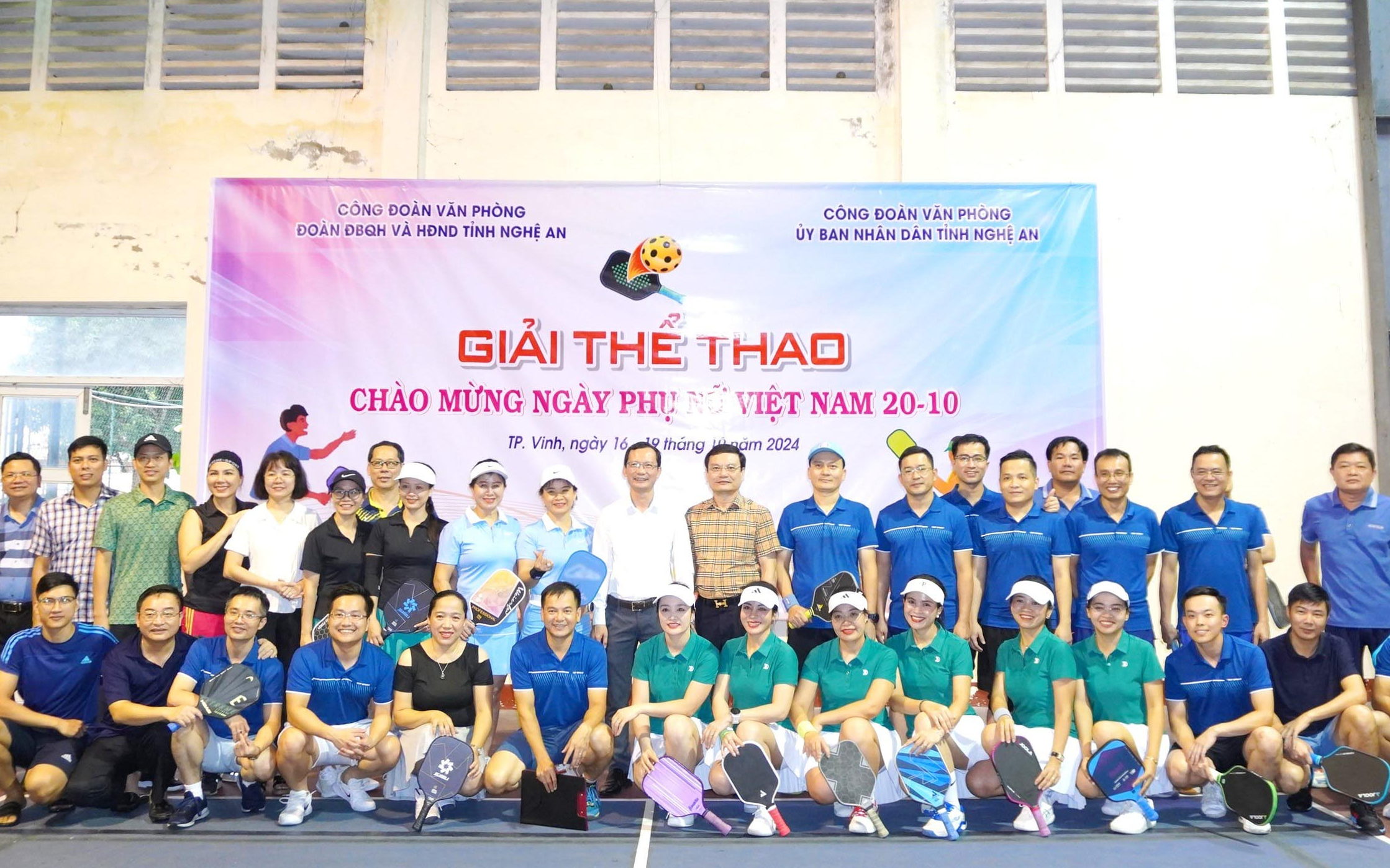 Khai mạc Giải Pickleball chào mừng kỷ niệm 94 năm Ngày thành lập Hội Liên hiệp phụ nữ Việt Nam (20/10/1930 - 20/10/2024)