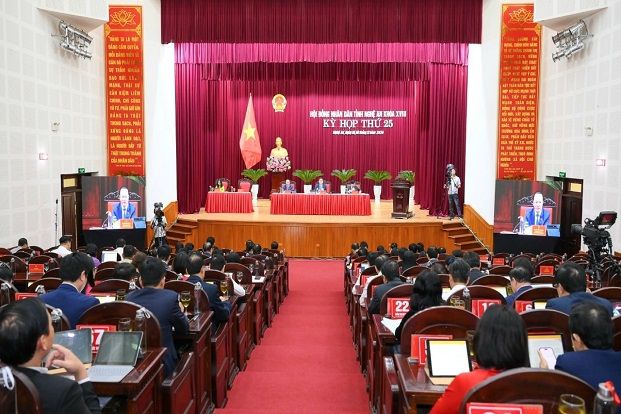Kỳ họp thứ 25 HĐND tỉnh Nghệ An khóa XVIII