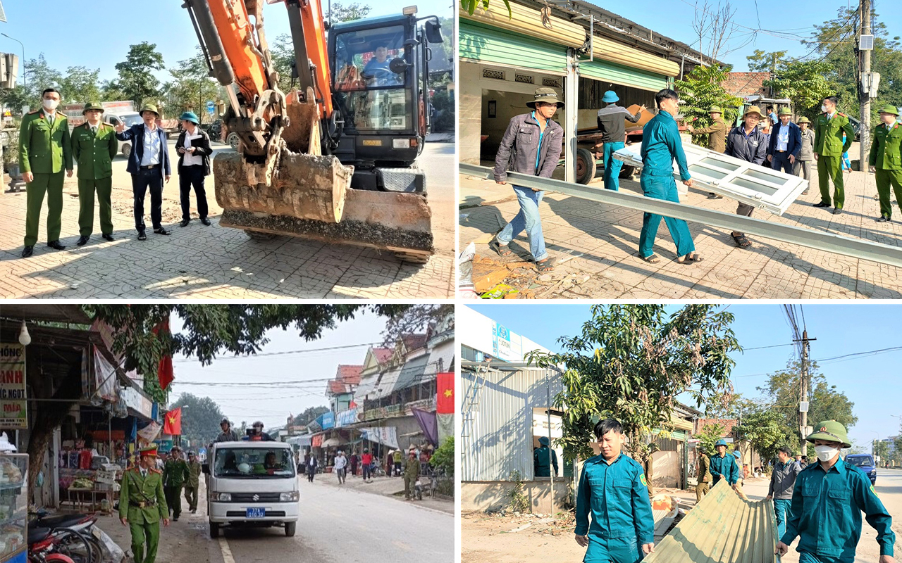 Quyết liệt giải tỏa hành lang an toàn giao thông