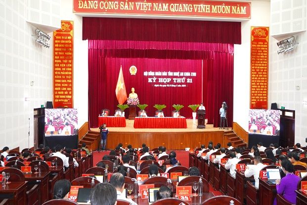 Kỳ họp thứ 22 HĐND tỉnh Nghệ An khóa XVIII