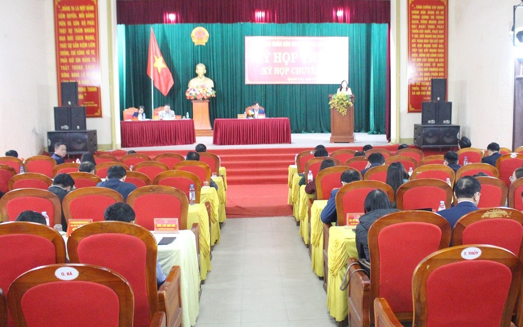 HĐND huyện Quỳnh Lưu tổ chức kỳ họp chuyên đề thông qua quyết định phân bổ dự toán ngân sách địa phương