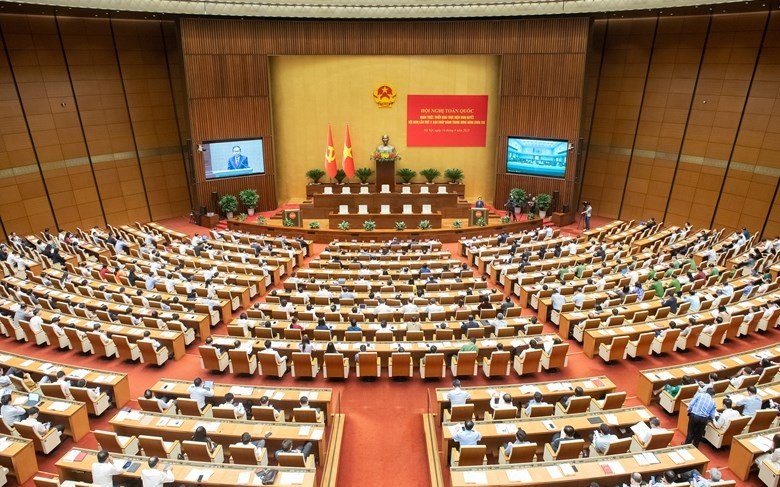 Trực tiếp: Hội nghị toàn quốc quán triệt Chỉ thị của Bộ Chính trị triển khai công tác bầu cử