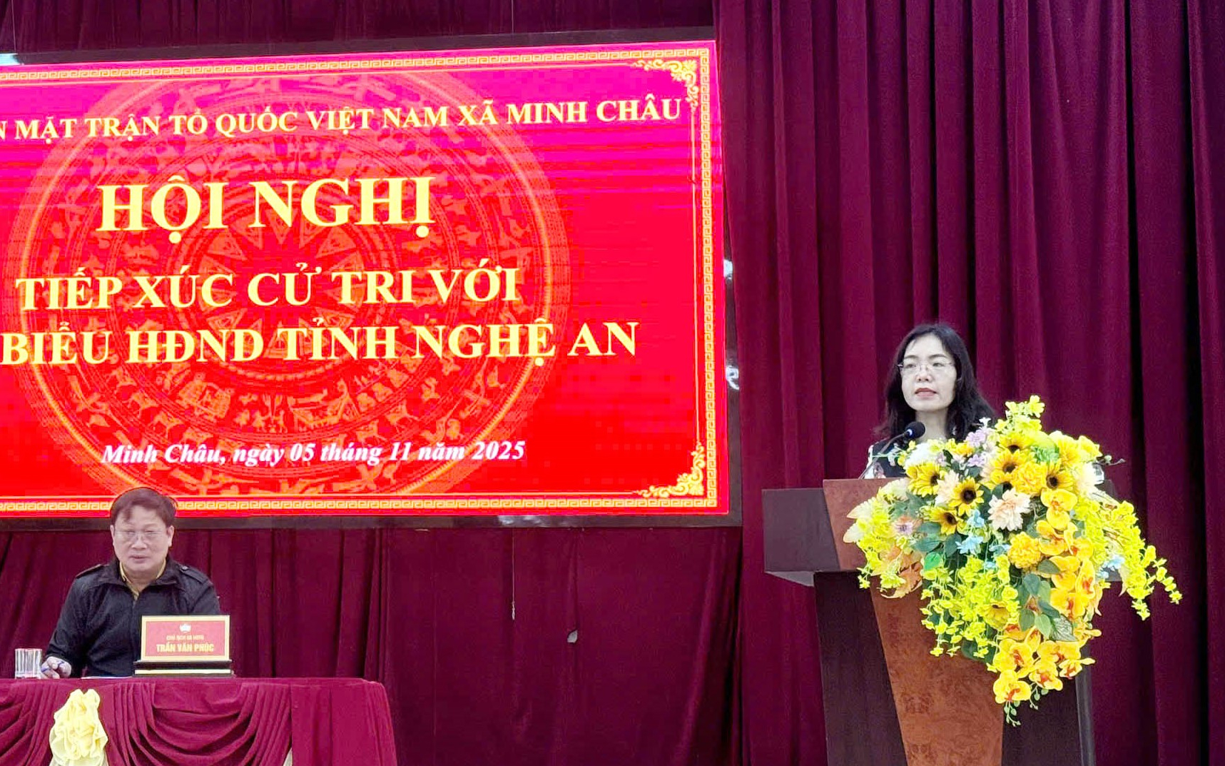 Đại biểu HĐND tỉnh tiếp xúc cử tri xã Minh Châu