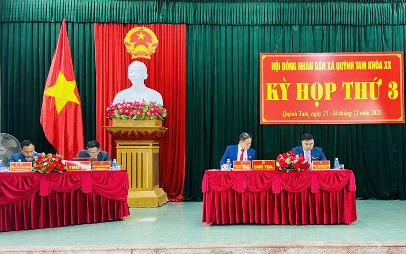 HĐND xã Quỳnh Tam tổ chức kỳ họp thứ 3 HĐND xã khóa I, nhiệm kỳ 2021 - 2026