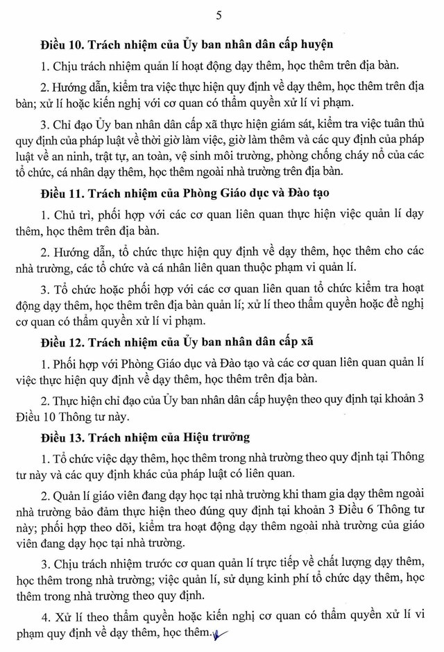 Thông tư 29/2024/TT-BGDĐT quy định về DẠY THÊM, HỌC THÊM có hiệu lực từ 14/2/2025- Ảnh 5.