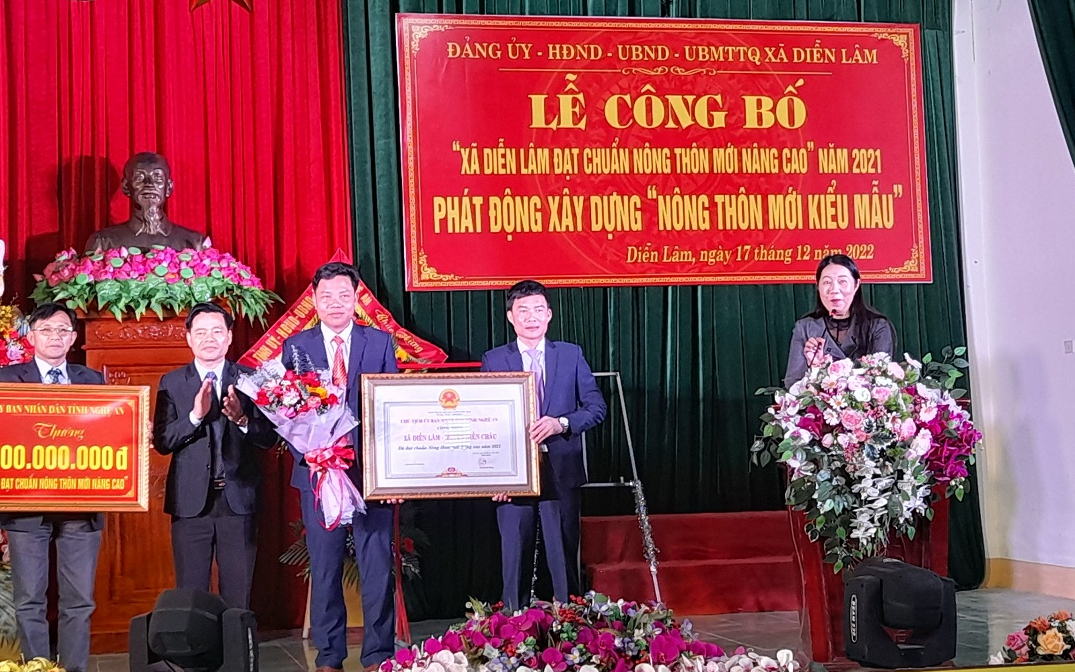 Sở Tài chính trả lời kiến nghị của cử tri huyện Diễn Châu về khen thưởng trong phong trào “Cả nước chung sức xây dựng Nông thôn mới”