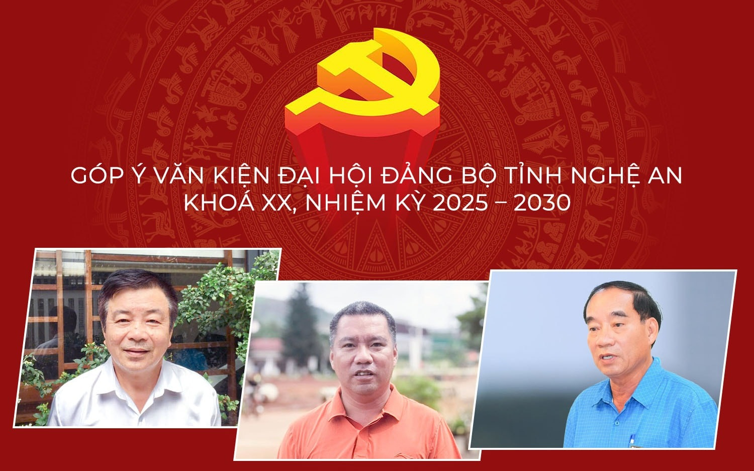 Góp ý văn kiện Đại hội Đảng bộ tỉnh Nghệ An khoá XX, nhiệm kỳ 2025 – 2030: Tâm huyết vì khát vọng Nghệ An phát triển