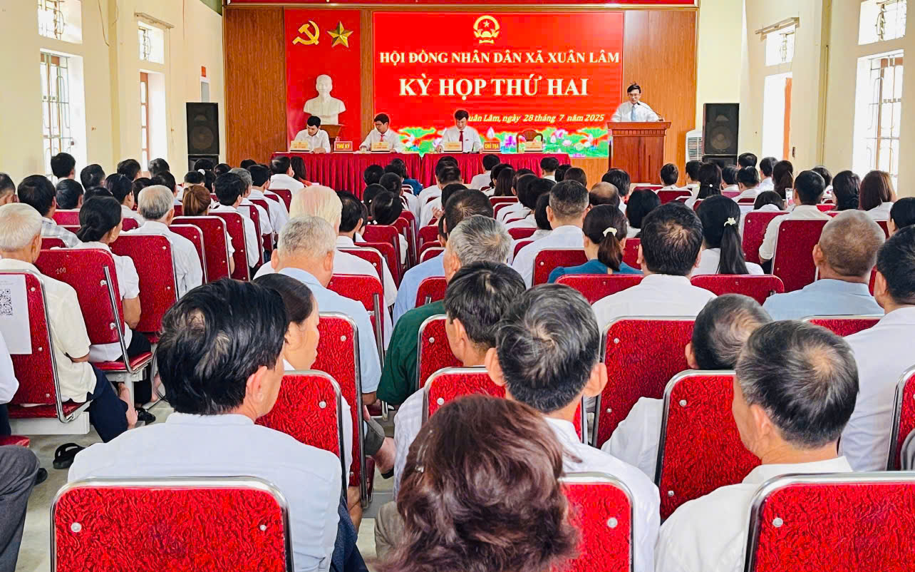 Kỳ họp thứ 2 của HĐND xã Xuân Lâm thông qua 6 nghị quyết quan trọng