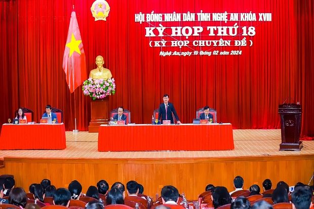 Kỳ họp thứ 19 HĐND tỉnh Nghệ An khóa XVIII