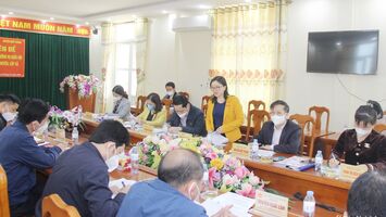 Đoàn đại biểu Quốc hội tỉnh Nghệ An giám sát về sắp xếp đơn vị hành chính cấp huyện, xã