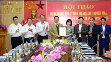 Hội thảo định hướng phát triển mạng lưới truyền máu khu vực Nghệ An