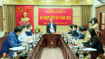 Thông cáo báo chí về Kỳ họp Quý IV/2021 của Ủy ban Kiểm tra Tỉnh ủy