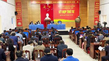 Hội đồng nhân dân huyện Nghĩa Đàn tổ chức Kỳ họp thứ 4 HĐND huyện Nghĩa Đàn khóa XX nhiệm kỳ 2021-2026