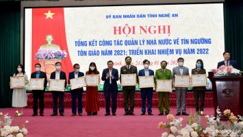 Nghệ An triển khai nhiệm vụ công tác quản lý nhà nước về tín ngưỡng, tôn giáo