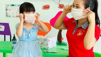 Học sinh mầm non 5 tuổi ở thành phố Vinh và Quỳnh Lưu sắp đi học trở lại