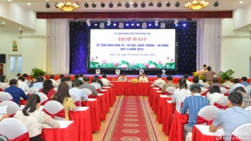 Tỉnh Nghệ An họp báo về tình hình kinh tế - xã hội quý 3 năm 2022
