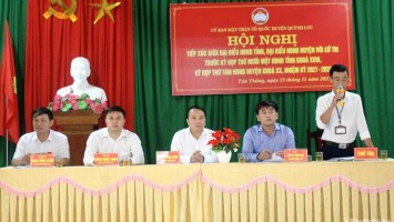 Đại biểu Hội đồng nhân dân tỉnh tiếp xúc cử tri tại Quỳnh Lưu, Quế Phong