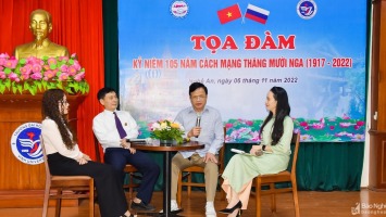 Nghệ An: Tọa đàm kỷ niệm 105 năm Cách mạng Tháng Mười Nga (1917