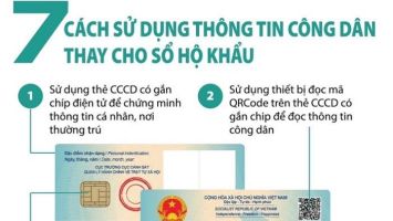 Hướng dẫn 7 cách sử dụng thông tin công dân thay cho sổ hộ khẩu