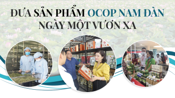 Đưa sản phẩm OCOP Nam Đàn ngày một vươn xa