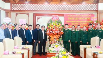 Bí thư Tỉnh ủy Nghệ An Thái Thanh Quý chúc mừng Ngày thành lập Quân đội nhân dân Việt Nam