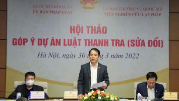 Nghiên cứu sửa đổi toàn diện Luật Thanh tra