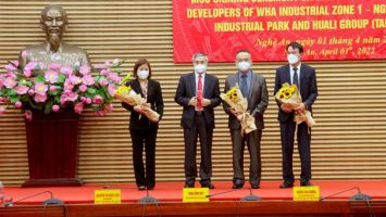 Tập đoàn Hoa Lợi đầu tư hai dự án lớn cần khoảng 24.000 lao động ở Nghệ An