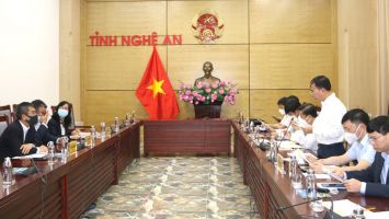 Lãnh đạo Tập đoàn Mitshubishi tiếp xúc tìm cơ hội đầu tư tại Nghệ An