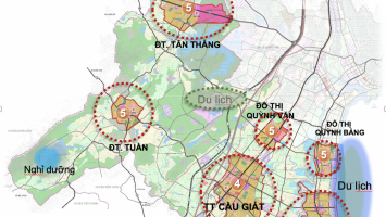 Nghệ An: Định hướng phát triển 6 đô thị trên địa bàn huyện Quỳnh Lưu