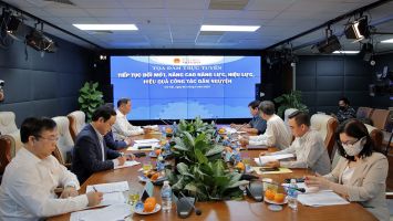 Tọa đàm “Tiếp tục đổi mới, nâng cao năng lực, hiệu lực, hiệu quả công tác dân nguyện”