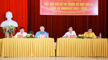 Đại biểu Quốc hội tiếp xúc cử tri huyện Hưng Nguyên trước Kỳ họp thứ 3, Quốc hội khóa XV