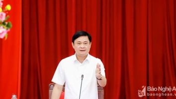 Ban Thường vụ Tỉnh ủy Nghệ An cho ý kiến về dự thảo Nghị quyết chuyển đổi số