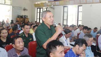 Cử tri xã Hạnh Dịch (Quế Phong) kiến nghị nhiều vấn đề dân sinh