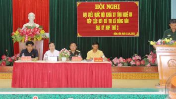 Cử tri huyện Tân Kỳ kiến nghị Chính phủ nghiên cứu điều chỉnh mức lương phù hợp với giá cả thị trường