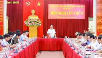 Ban Chấp hành Đảng bộ tỉnh Nghệ An thông qua dự thảo Nghị quyết về chuyển đổi số