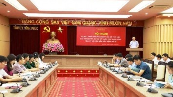 Vĩnh Phúc triển khai phần mềm theo dõi việc thực hiện các nghị quyết, chỉ thị, kết luận của Đảng