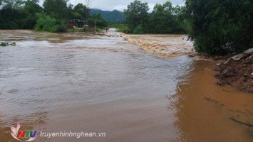 Cảnh báo lũ trên các sông tỉnh Nghệ An và Thanh Hóa