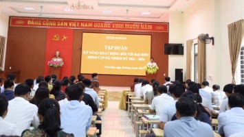 Nam Đàn: Tập huấn kỹ năng hoạt động đối với đại biểu HĐND cấp xã nhiệm kỳ 2021-2026
