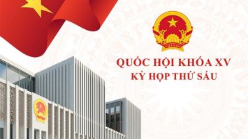 Dự kiến chương trình Kỳ họp thứ 6, Quốc hội XV