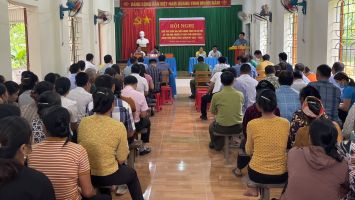 Cử tri huyện Con Cuông kiến nghị nhiều vấn đề liên quan đến đầu tư xây dựng hạ tầng nông thôn