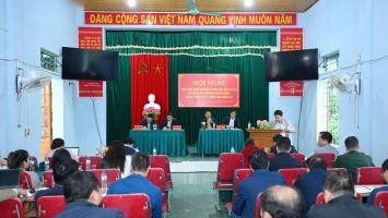 Đại biểu Quốc hội đoàn Nghệ An tiếp xúc cử tri huyện Con Cuông